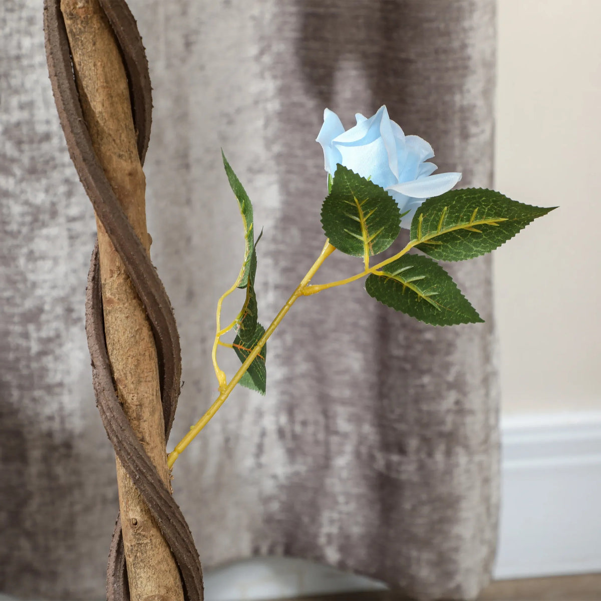 Set of 2 Artificial Rose Potted Plants