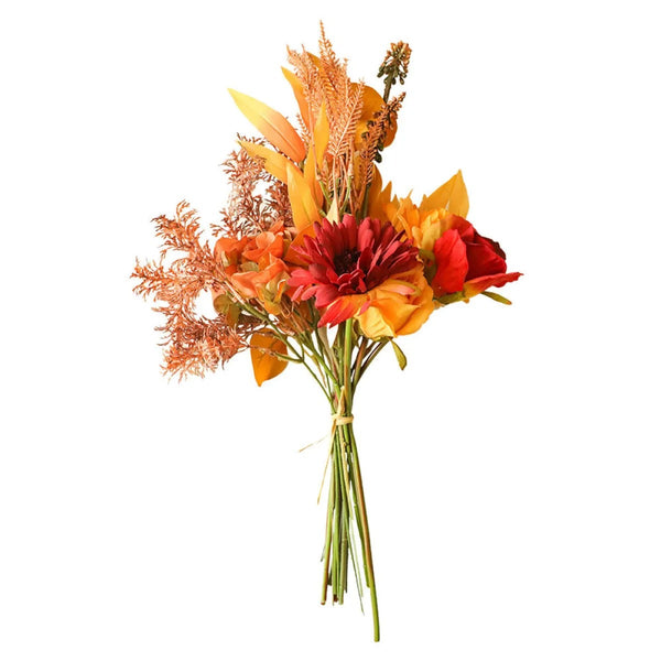 Cloth and Dried Plant Floral Bouquet