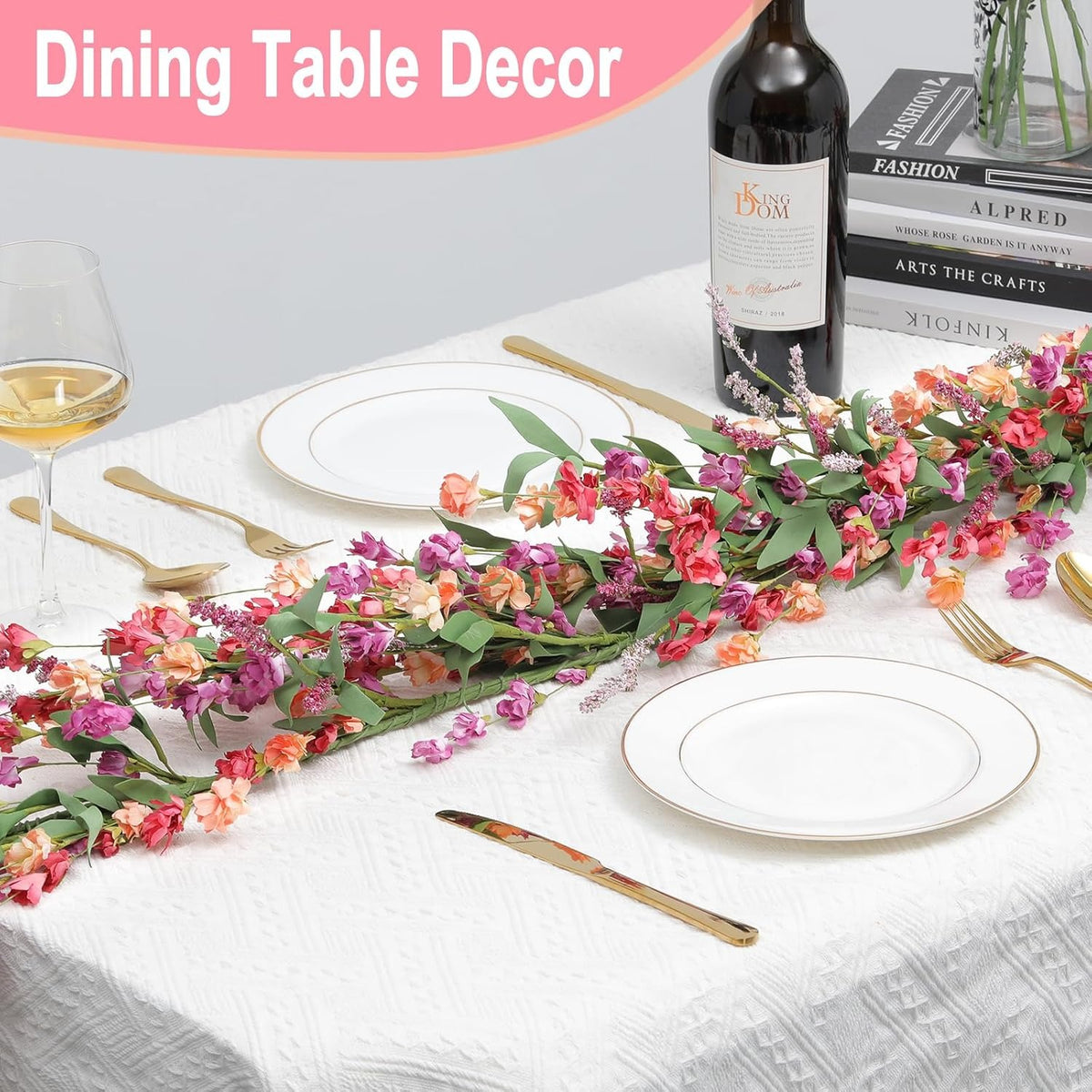 6-Foot Handmade Paper Floral Garland