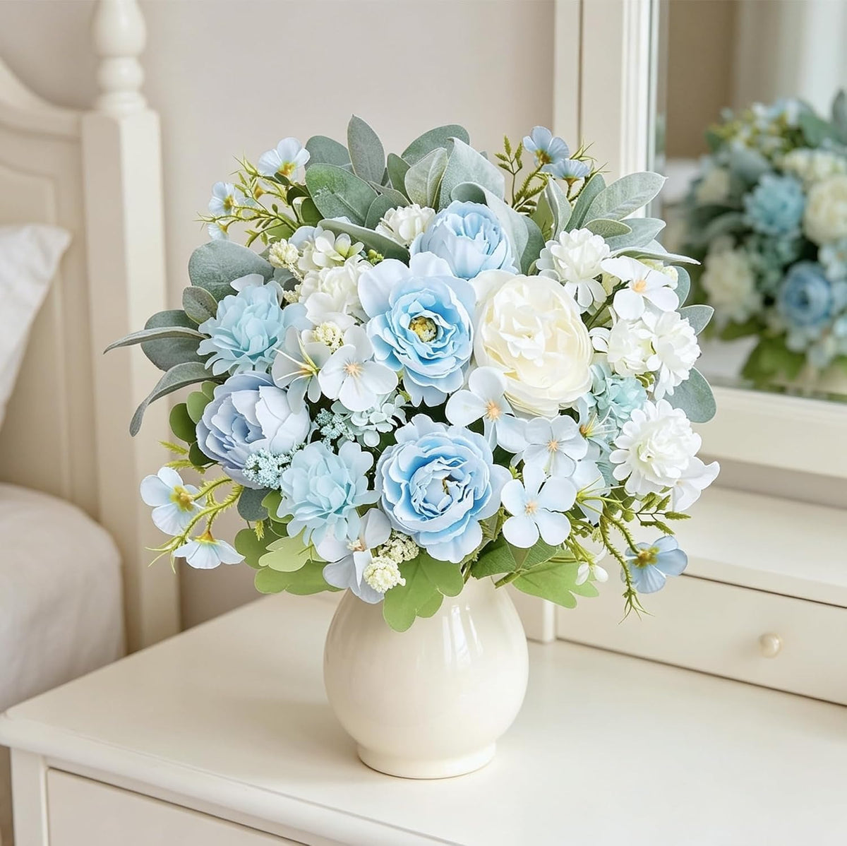 Artificial Silk Peony Flower Bouquet