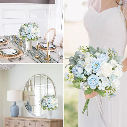 Artificial Silk Peony Flower Bouquet