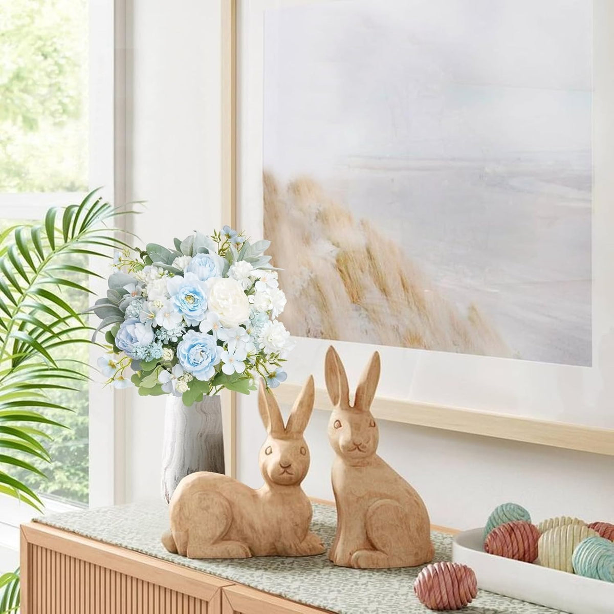 Artificial Silk Peony Flower Bouquet