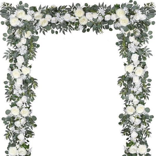 2-Piece Artificial Peony Garland Set