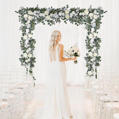 2-Piece Artificial Peony Garland Set