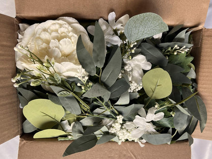 2-Piece Artificial Peony Garland Set