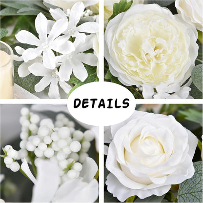 2-Piece Artificial Peony Garland Set