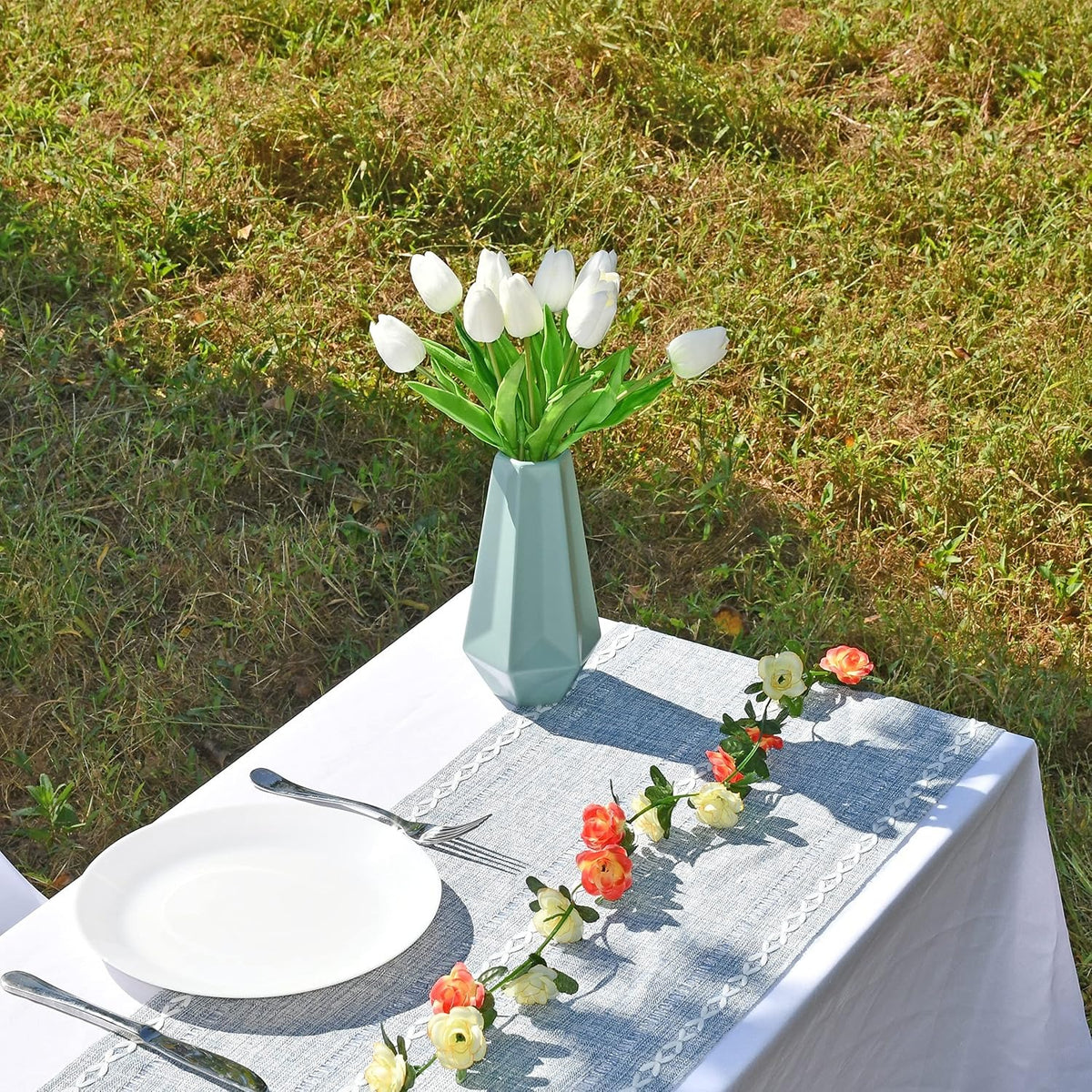 20-Piece Artificial Polyurethane Tulip Set